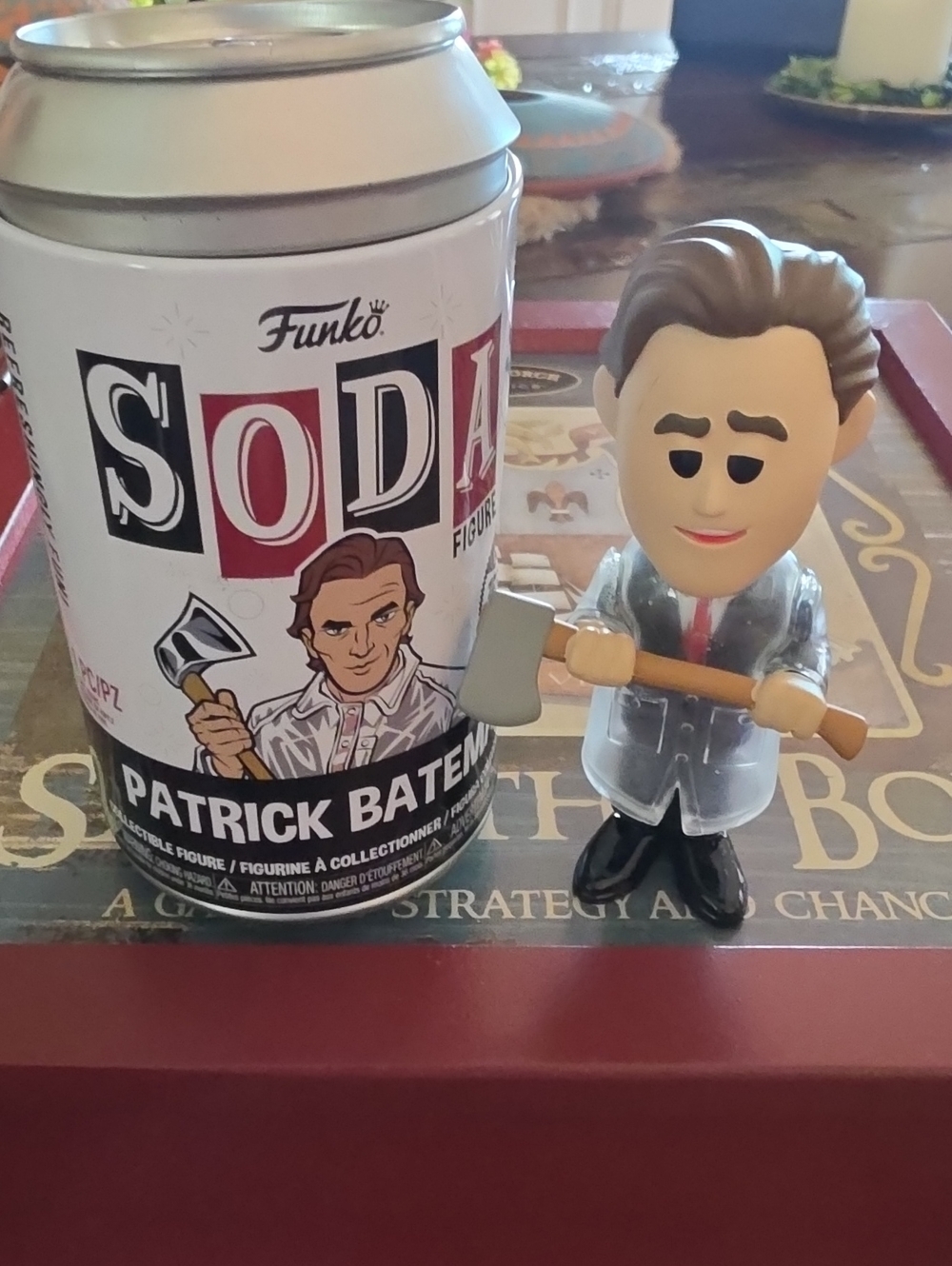 Funko Patrick Bateman Vinyl Figure in Clear, Black, Brown